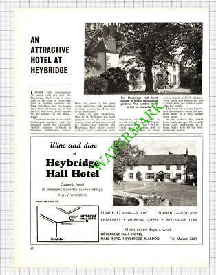 Heybridge Hotel Maldon Essex - 1971 Cutting