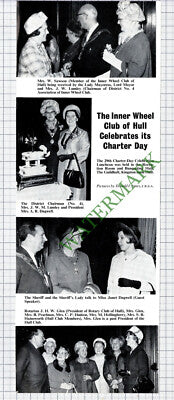 Inner Wheel Club Hull Pearlman Janet Dagwell Hollingberry Sawson - 1967 Cutting