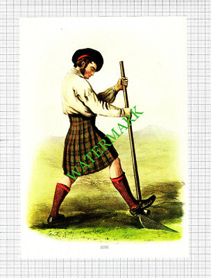 ROSE Scottish Clans - c.1980 Book Print