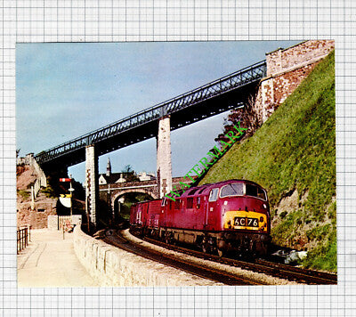 Teignmouth Devon Coastal Viking Warship Locomotive No 862 - 1975 Print