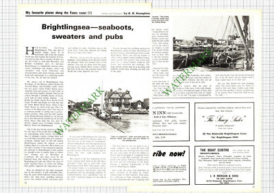 Brightlingsea Essex Anchor Hotel Colne Yacht Club - 1975 Article