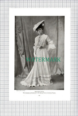 C5193) Miss Kate Cutler Actress - c.1905 Cutting