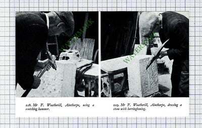 Ainthorpe Stonemason Mr F Weatherill - 1970s Cutting
