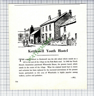 Kettlewell Youth Hostel Whernside House - 1962 Cutting