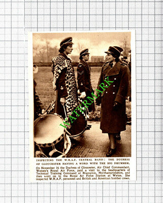 WRAF Women's Royal Air Force Central Band Brampton Wyton - 1950 Cutting