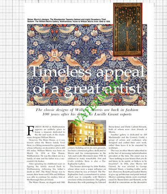 William Morris The Water House - 1996 Article