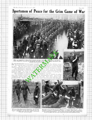 The Sportsman's Battalion Cunliffe-Owen Maitland World War One - 1914 Cutting