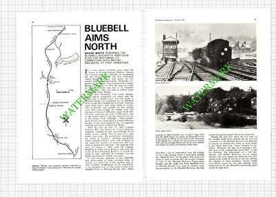 The Bluebell Railway East Grinstead West Hoathly - 1976 Article