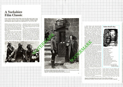 Robin Hood's Bay TURN OF THE TIDE Filming Blomfield Joan Maude - 1991 ARTICLE