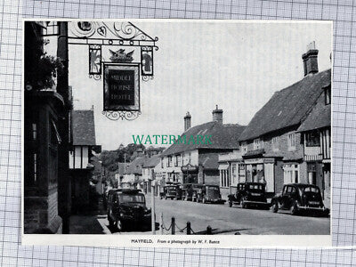 Middle House Hotel Mayfield Sussex W F Bunce - 1954 Cutting