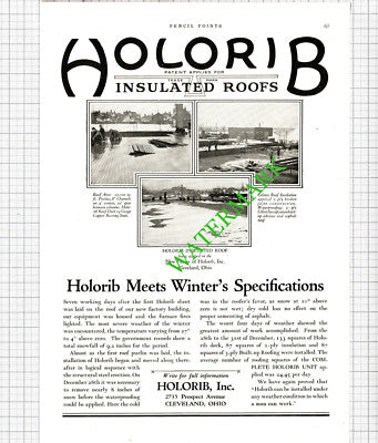Holorib Inc Cleveland Ohio Insulated Roofs USA Advert -1926 Cutting