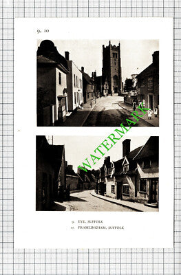 Horning Norfolk / Eye Suffolk Framlingham - 1932 Cutting/ Print