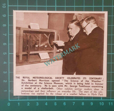 C2618) Royal Meteorlogical Society Herbert Morrison George Tomlinson 1950 Clip