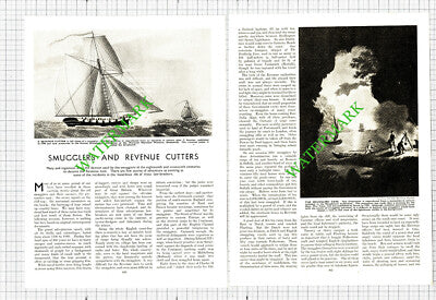 Smugglers and Revenue Cutters Smuggling BADGER Mercer - 1930s Article