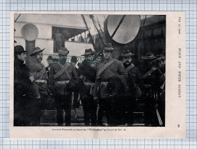 (8638) Imperial Yeomanry On WINIFREDIAN Ship Liverpool - 1900 Cutting