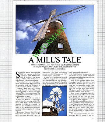 Thaxted Windmill Essex Mark Arman - 1991 Article