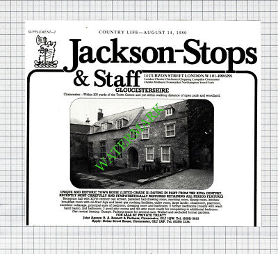 Cirencester House Sale Advert - 1980 Cutting