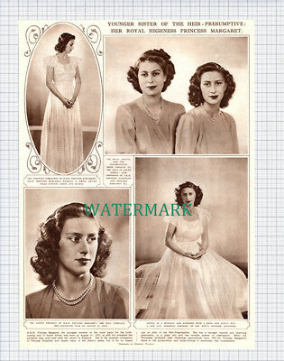 (X81) Princess Margaret - 1947 Clip