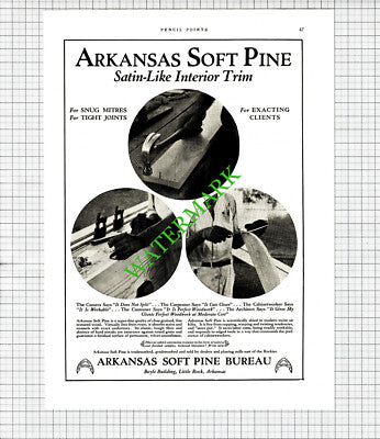 Arkansas Soft Pine Bureau Little Rock Advert - 1926 Cutting