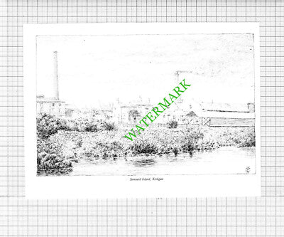 Wakefield West Yorkshire Stennard Island Kirkgate - 1980s Cutting / Print