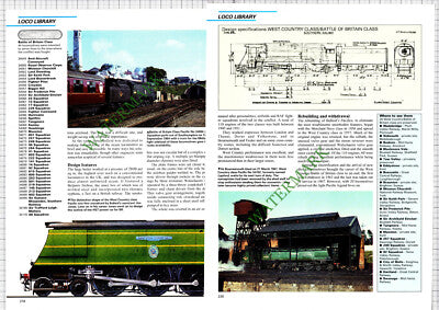 Oliver Bulleid Light Pacifics Railway Locomotives Southern Railway 1990s Article