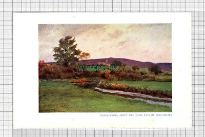 C5085) Rainbarrow Near Dorchester Dorset - SMALL Print c.1948