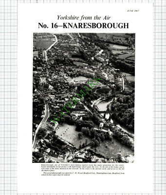 9709) Knaresborough Aerial View - 1967 Cutting