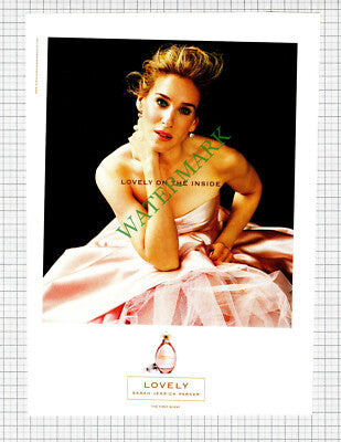 Sarah Jessica Parker Lovely ADVERT - 2007 Cutting