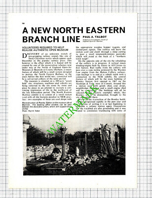 Beamish Museum Rowley Railway Station - 1974 Article
