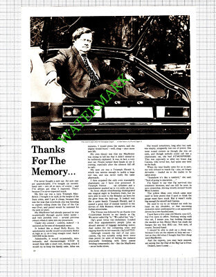 Douglas Orgill Cars - 1970 Article