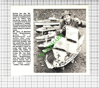 Mr George Gray Brightlingsea Essex Len Goddard - 1976 Cutting