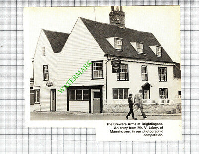 The Brewers Arms Brightlingsea Essex - 1971 Cutting