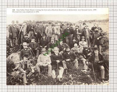 C7993) Tees Valley Water Board Blackton Reservoir Balderdale - Cutting
