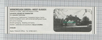 C7769) Wisborough Green West Sussex - 1980 House Advert