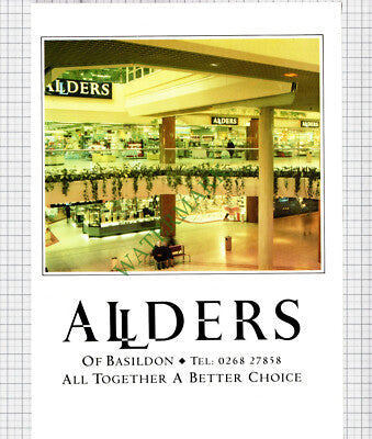 9561) Allders Basildon Advert - 1988 Cutting