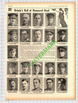 Daukes Scholefield Hayes-Newington Walter Burgess Gardom WW1 -1915 Cutting