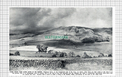 C3626) Brighouse Farm Birker Moor - 1950 Clip