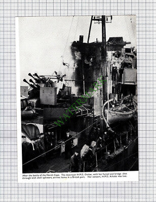 HMS ONSLOW Ship - 1946 Cutting