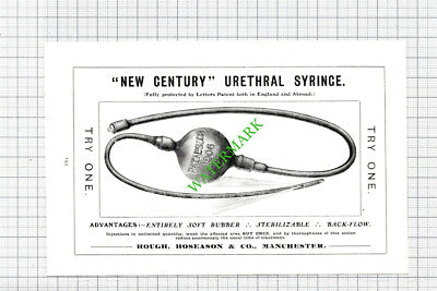 Droitwich Brine / Hough Hoseason Manchester Small Advert - 1908 Cutting