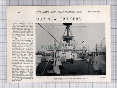 (8650) The POWERFUL Ship - 1898 Cutting
