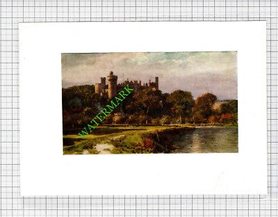 Arundel Castle Sussex - c.1913 Small Print - Mark To Border!