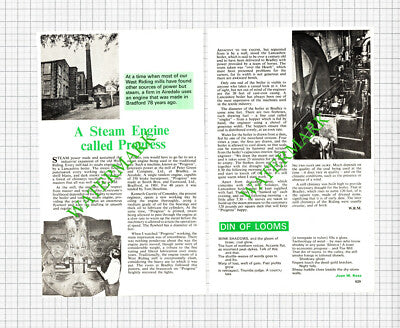 Peter Green & Co Ltd Bradley PROGESS Steam Engine Kenneth Garrity - 1979 Article