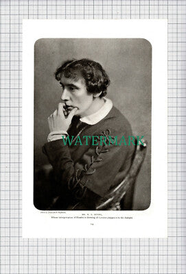 C5195) Mr H B Irving Actor - c.1905 Cutting