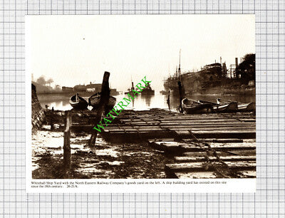 Whitehall Ship Yard Whitby Yorkshire - Cutting