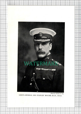 C3715) Lieut Gen Sir Stanley Maude - c.1920s Book Print