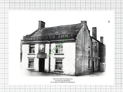 Old Doffcocker Inn Bolton - 1980s Cutting / Print
