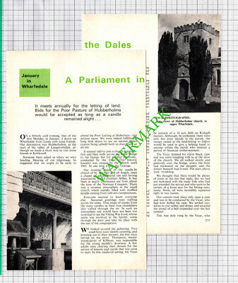 Hubberholme Yorkshire Dales Poor Pasture - 1978 Article