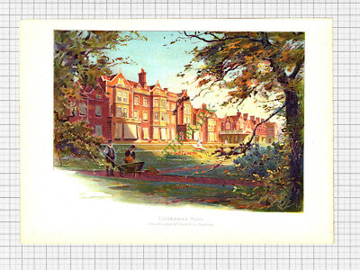 9293) Sandringham House - c.1900 Print