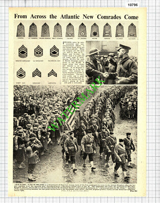American Troops Ireland Maj Russell P Hartle WW2 World War Two - 1942 Cutting