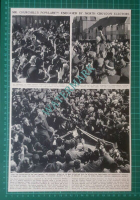 (X354) North Croydon By Election Winston Churchill Mr Fred Harris - 1948 Clip